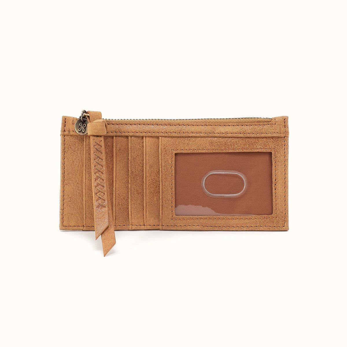 Carte Card Case In Buffed Leather - Whiskey