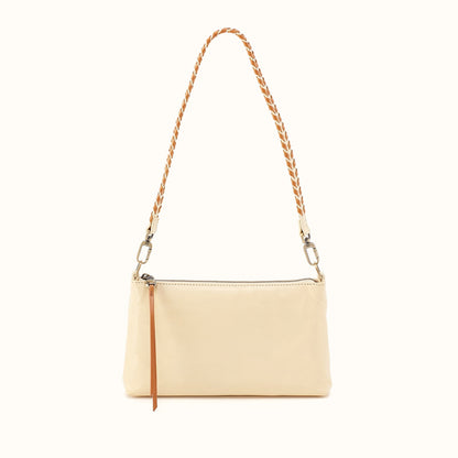 Darcy Crossbody in Polished Leather - Butter Yellow