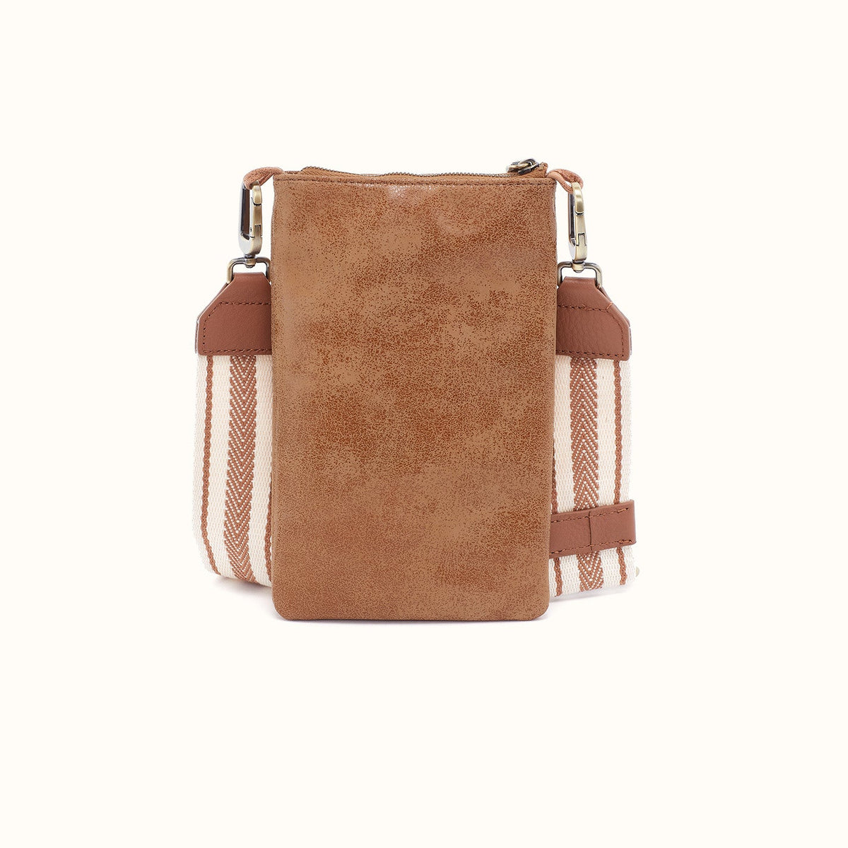 Cass Phone Crossbody In Buffed Leather - Whiskey