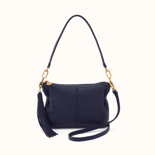 Kori Crossbody Shoulder In Pebbled Leather - Ink Navy