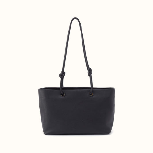 Studio Softie Tote In Pebbled Leather - Black